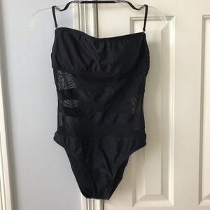 Mesh Cut-out One Piece Swimsuit